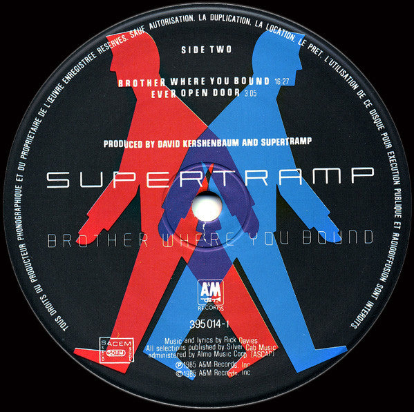 Supertramp : Brother Where You Bound (LP,Album)