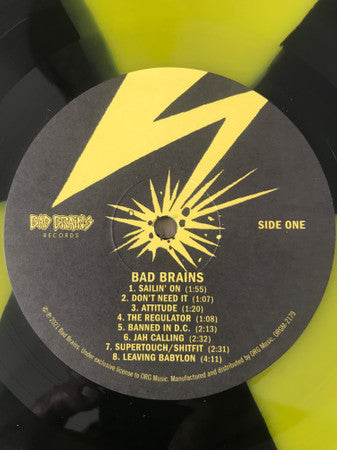 Bad Brains : Bad Brains (LP,Album,Limited Edition,Reissue,Remastered,Stereo)