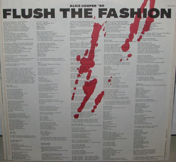 Alice Cooper (2) : Flush The Fashion (LP,Album,Club Edition)