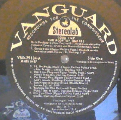 Rooftop Singers, The : Good Time! (LP,Stereo)