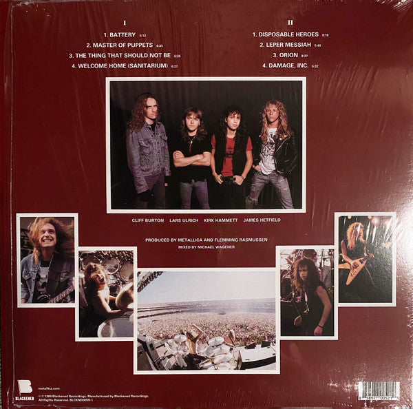 Metallica : Master Of Puppets (LP,Album,Reissue,Remastered,Repress)