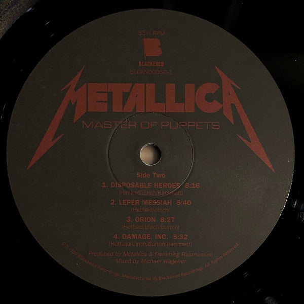 Metallica : Master Of Puppets (LP,Album,Reissue,Remastered,Repress)