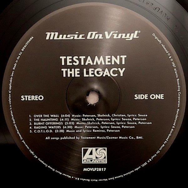 Testament (2) : The Legacy (LP,Album,Reissue,Stereo)