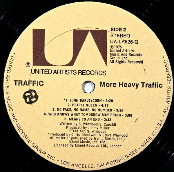 Traffic : More Heavy Traffic (LP,Compilation,Stereo)