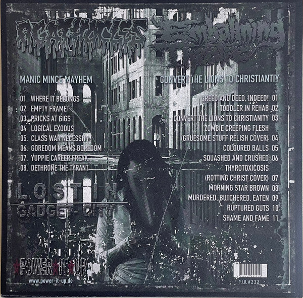 Agathocles / Embalming Theatre : Lost In Gadget-City (LP,Limited Edition)