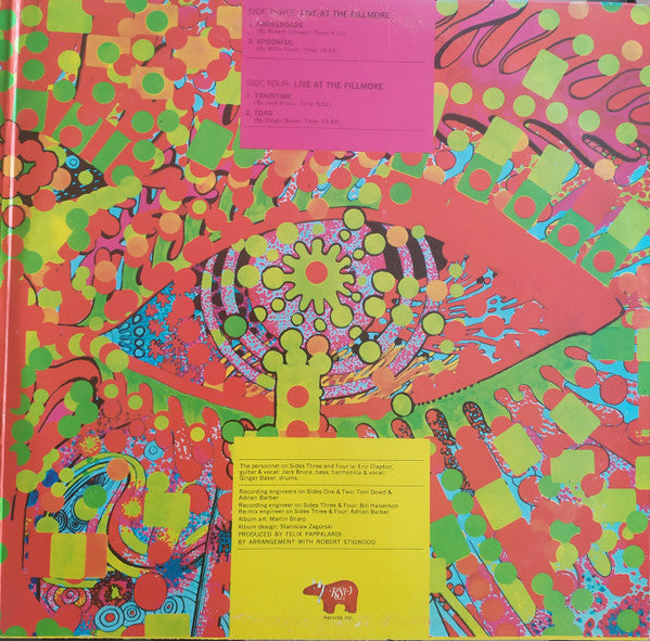 Cream (2) : Wheels Of Fire (LP,Album,Reissue)