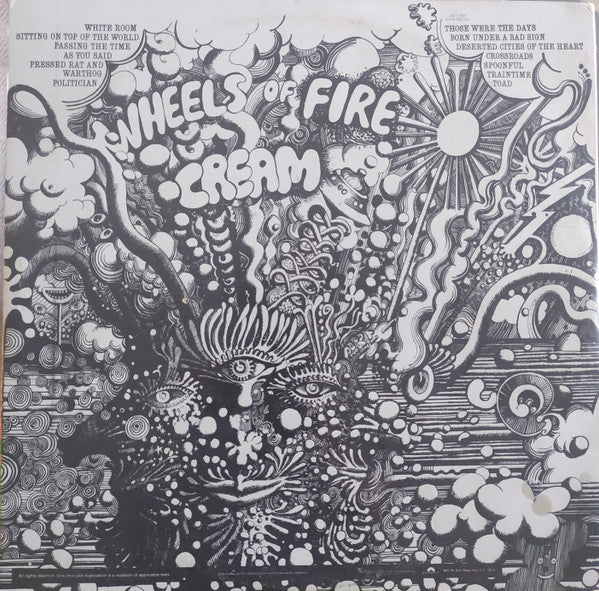 Cream (2) : Wheels Of Fire (LP,Album,Reissue)