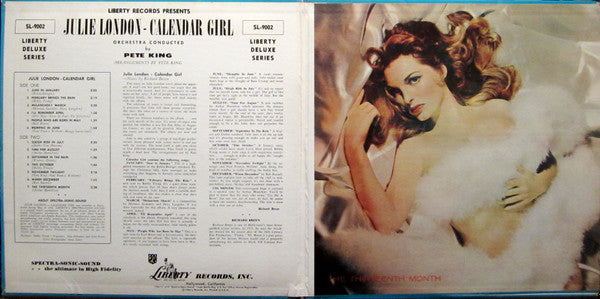 Julie London : Calendar Girl (LP,Album,Reissue,Mono)