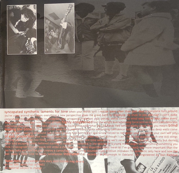 Yaphet Kotto : Syncopated Synthetic Laments For Love (LP,Album)
