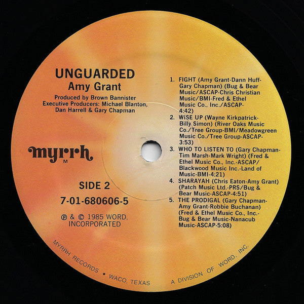 Amy Grant : Unguarded (LP,Album)