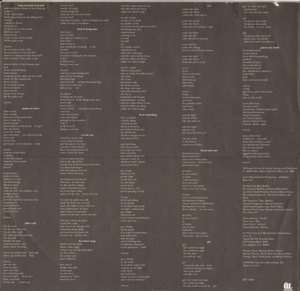 Danzig : Danzig II - Lucifuge (LP,Album)