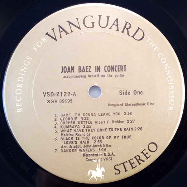 Joan Baez : In Concert (LP,Album,Reissue,Stereo)