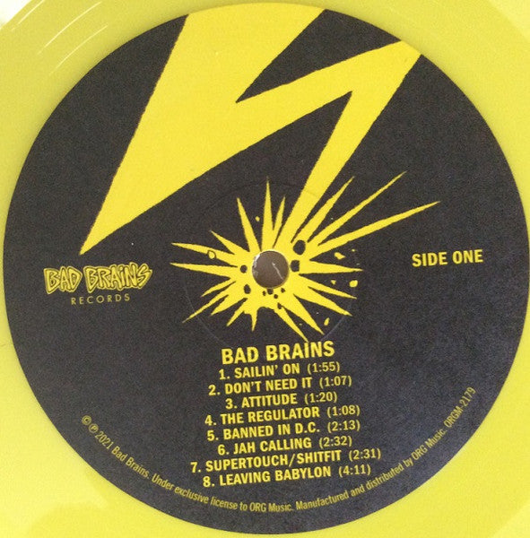 Bad Brains : Bad Brains (LP,Album,Limited Edition,Reissue,Remastered)