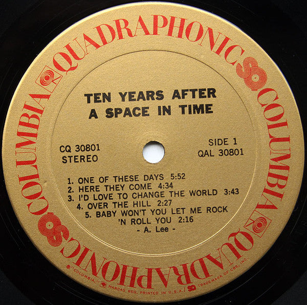 Ten Years After : A Space In Time (LP,Album,Quadraphonic)