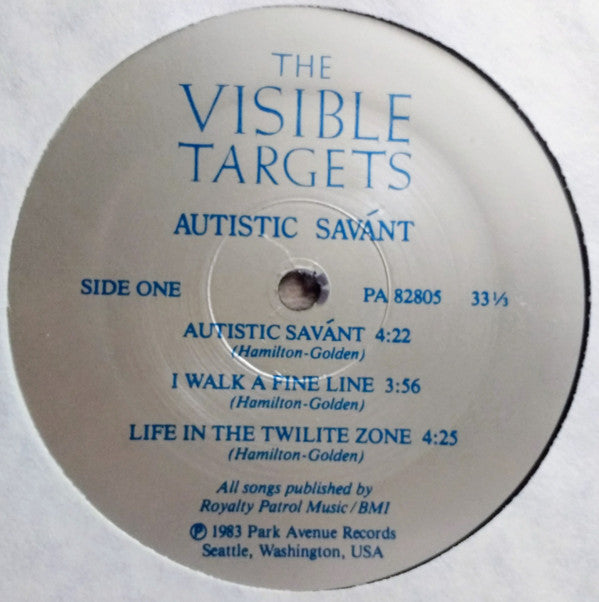 Visible Targets : Autistic Savant (12",33 ⅓ RPM,EP)