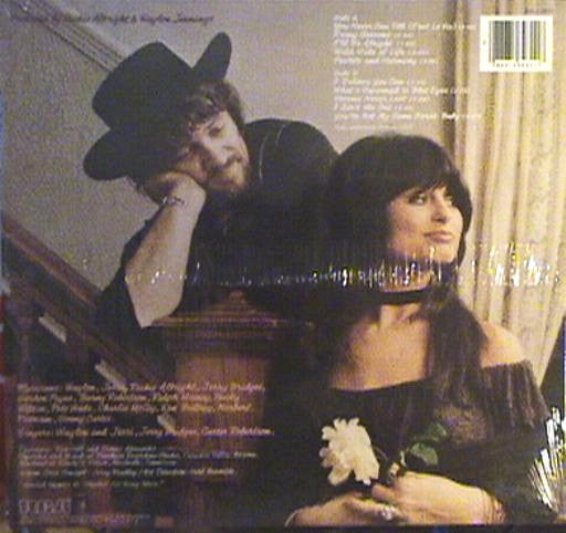 Waylon Jennings And Jessi Colter : Leather And Lace (LP,Album)