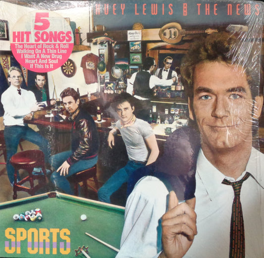 Huey Lewis & The News : Sports (LP,Album)