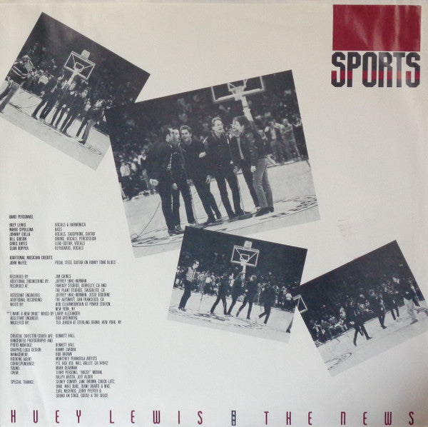 Huey Lewis & The News : Sports (LP,Album)