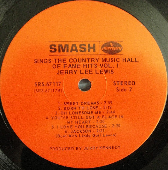 Jerry Lee Lewis : Sings The Country Music Hall Of Fame Hits Vol. 1 (LP,Stereo)