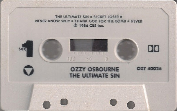 Ozzy Osbourne : The Ultimate Sin (Album)