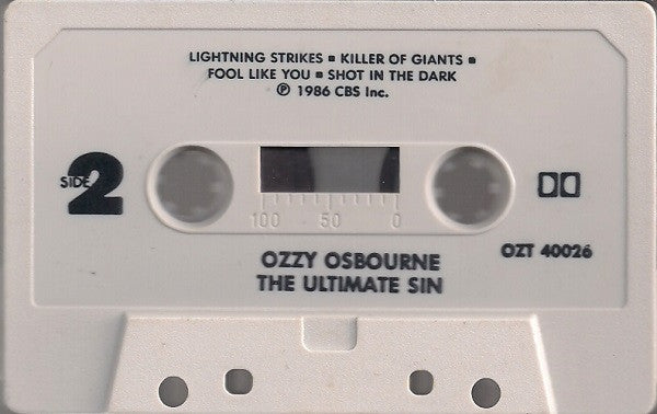 Ozzy Osbourne : The Ultimate Sin (Album)
