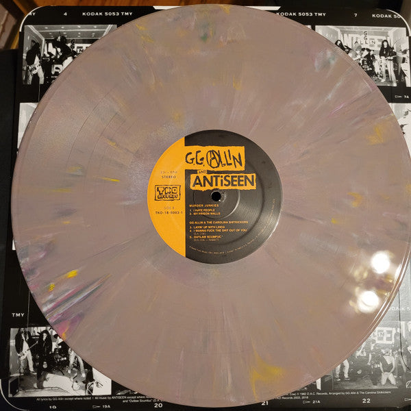 GG Allin + Antiseen : Murder Junkies (LP,Album,Reissue,Remastered)