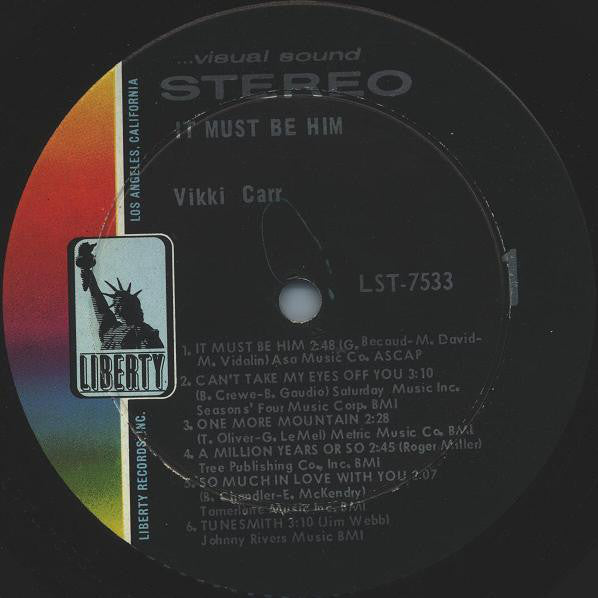Vikki Carr : It Must Be Him (LP,Album,Stereo)