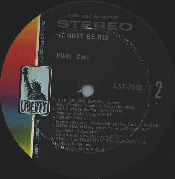 Vikki Carr : It Must Be Him (LP,Album,Stereo)