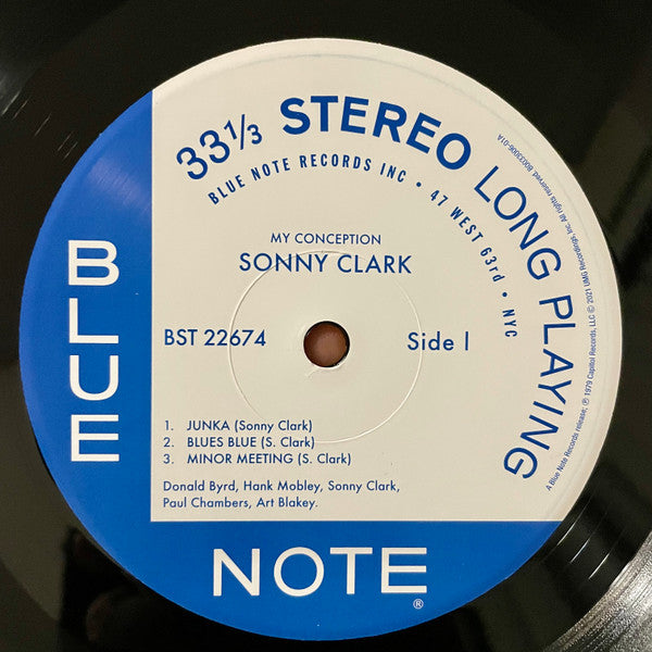 Sonny Clark : My Conception (LP,Album,Reissue,Stereo)