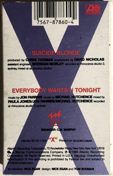 INXS : Suicide Blonde (Single)