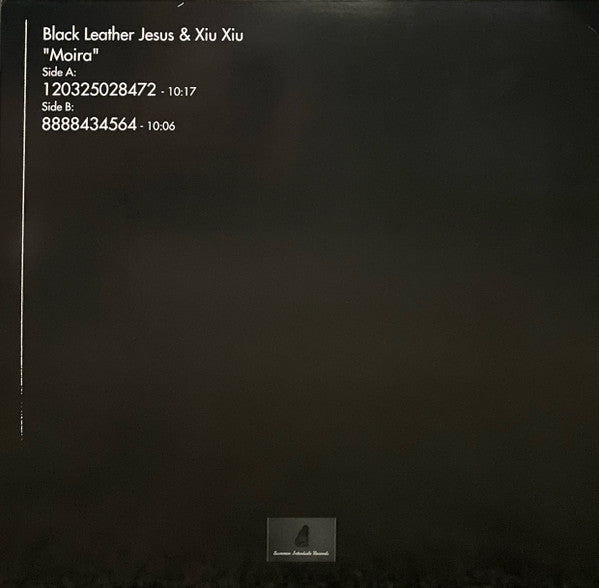 Black Leather Jesus & Xiu Xiu : Moira (12",45 RPM,Album,Limited Edition)