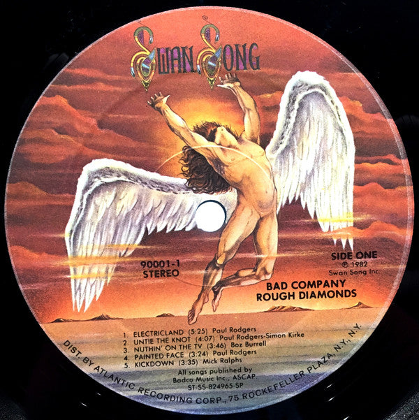 Bad Company (3) : Rough Diamonds (LP,Album,Stereo)