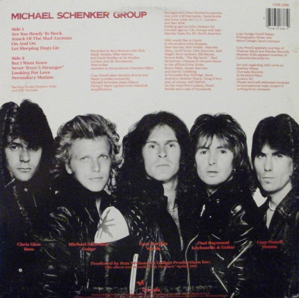 Michael Schenker Group, The : MSG (LP,Album)