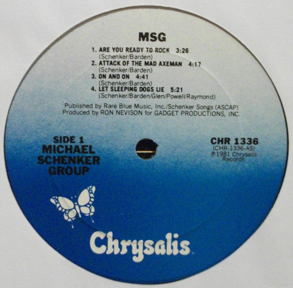 Michael Schenker Group, The : MSG (LP,Album)