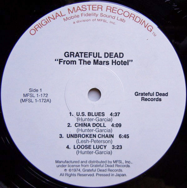 Grateful Dead, The : From The Mars Hotel (LP,Album,Reissue)