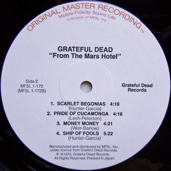 Grateful Dead, The : From The Mars Hotel (LP,Album,Reissue)