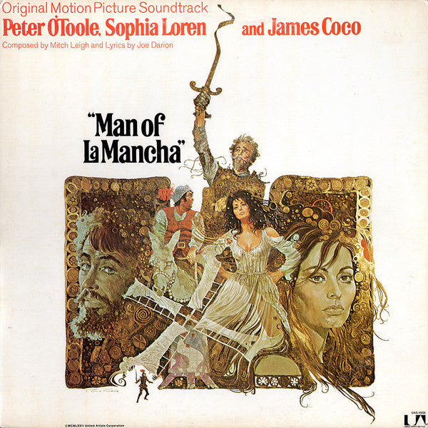 Mitch Leigh, Joe Darion / Peter O'Toole (2), Sophia Loren And James Coco : Man Of La Mancha (Original Motion Picture Soundtrack) (LP,Album)