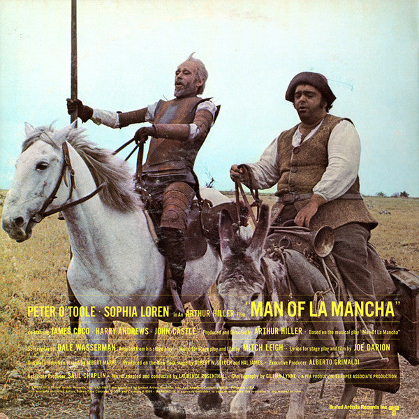 Mitch Leigh, Joe Darion / Peter O'Toole (2), Sophia Loren And James Coco : Man Of La Mancha (Original Motion Picture Soundtrack) (LP,Album)