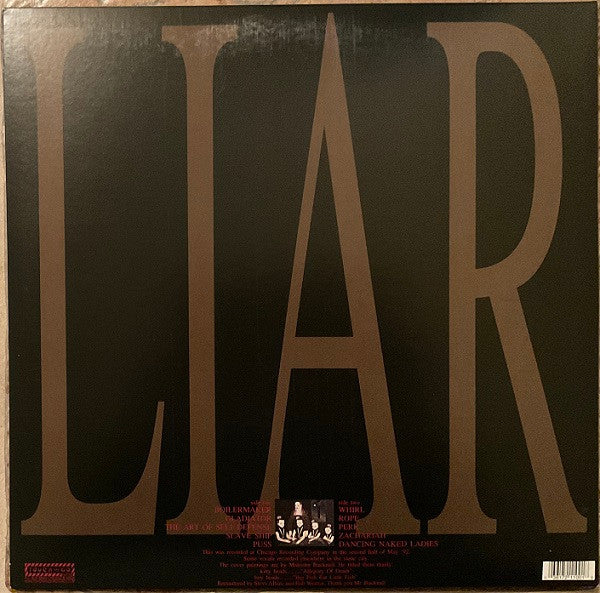 Jesus Lizard, The : Liar (LP,Album,Reissue,Remastered)