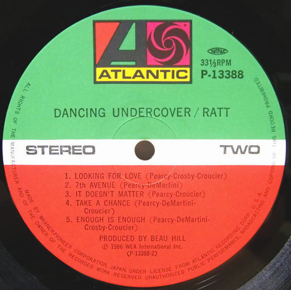 Ratt : Dancing Undercover (LP,Album)