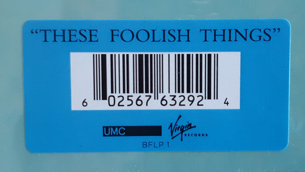 Bryan Ferry : These Foolish Things (LP,Album,Reissue,Remastered)