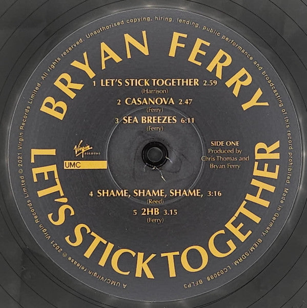 Bryan Ferry : Let's Stick Together (LP,Album,Reissue,Remastered)