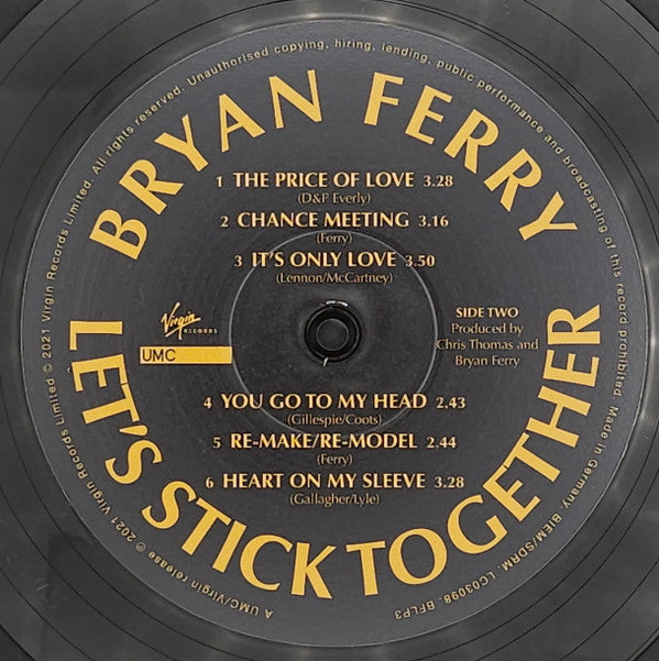Bryan Ferry : Let's Stick Together (LP,Album,Reissue,Remastered)