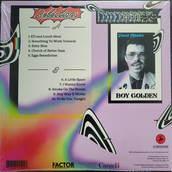 Boy Golden : Church of Better Daze (LP,Album)