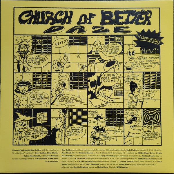 Boy Golden : Church of Better Daze (LP,Album)
