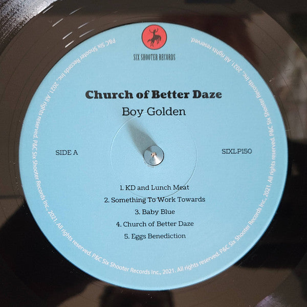 Boy Golden : Church of Better Daze (LP,Album)