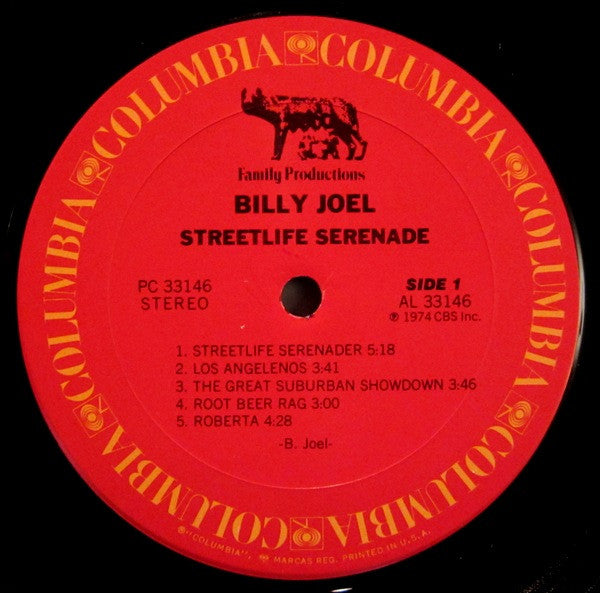 Billy Joel : Streetlife Serenade (LP,Album)
