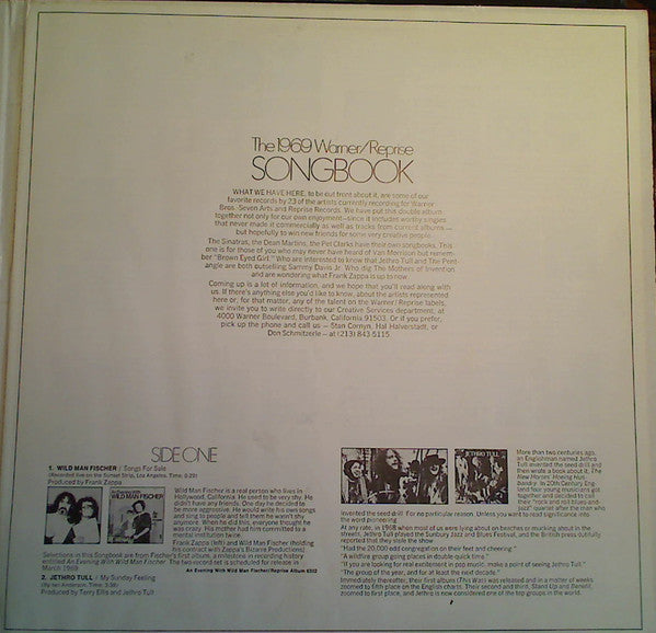 Various : The 1969 Warner / Reprise Songbook (LP,Repress,Sampler,Stereo)