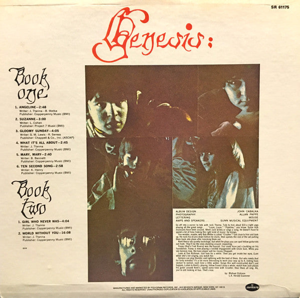 Genesis (2) : In The Beginning (LP,Album,Repress,Stereo)