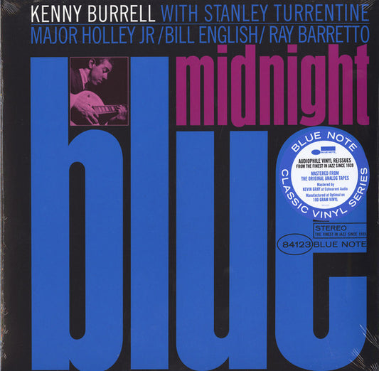 Kenny Burrell : Midnight Blue (LP,Album,Reissue,Stereo)
